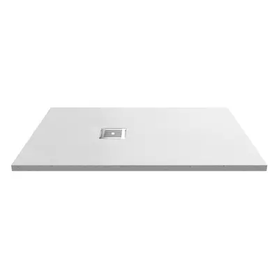 1200mm x 800mm Premium Slimline Rectangular Shower Tray - Slate White