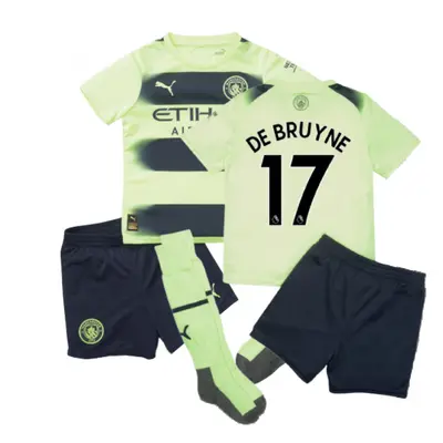 (3-4 Years) Man City Third Mini Kit (DE BRUYNE 17)