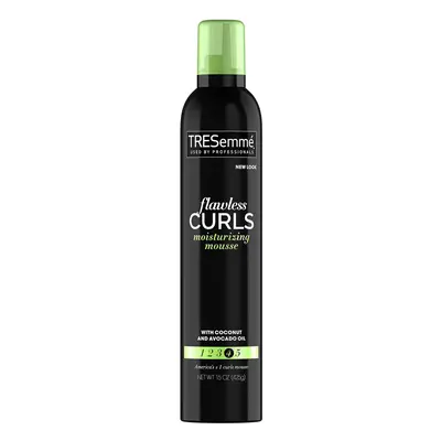 TRESemm? Flawless Curls Moisturizing Extra Hold Flawless Curls Styling Mousse oz, White (Pack of