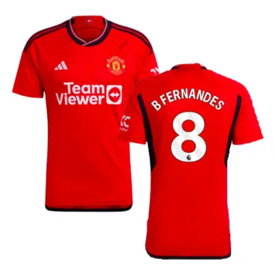 (L) Man Utd Home Shirt (B Fernandes 8)