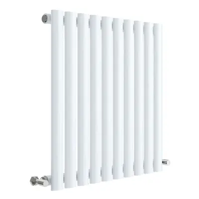 Horizontal Single Panel Radiator - 600mm x 586mm - BTU - Gloss White- Balterley