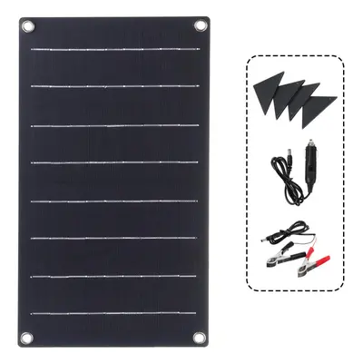 10W Solar Panel Waterproof Car Emergency Charger WIth Protective Corners