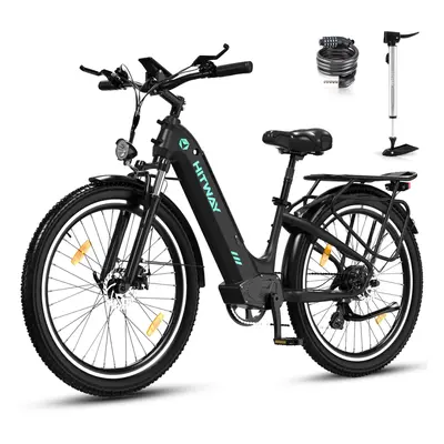 HITWAY BK16 26*3.0 Electric Bike 500W E-Bike 55-80km Range