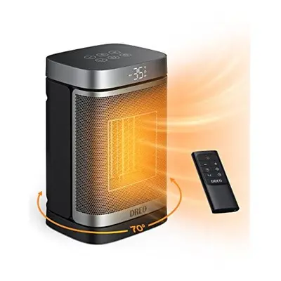 Dreo Space Heater Atom One, 3-Mode 3-Speed 70Ã Oscillating Electric PTC Ceramic Heater with The