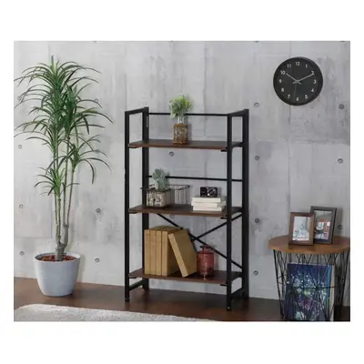 3-Tier Bookcase Display Rack Ladder Bookshelf * Folding Design & Fully Assembled