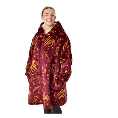 Harry Potter Womens/Ladies Icon Full Zip Hoodie Blanket