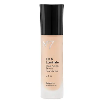 Boots No7 Lift & Luminate Foundation SPF Warm Beige - 1oz Warm Beige