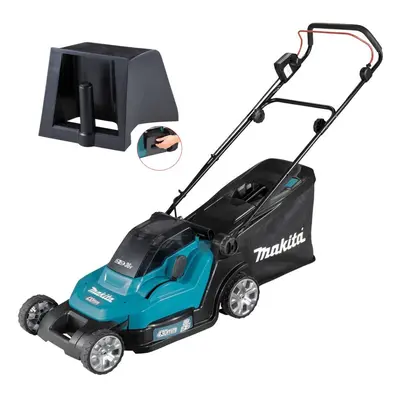 Makita DLM432Z Twin 18v / 36v LXT Cordless 43cm Lawn Mower + Mulching Plug Bare