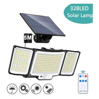 (328LED) New Led Solar Wall Lamp Outdoor Led Street Lamp Ip65 Waterproof Spotlight Motion Sensor