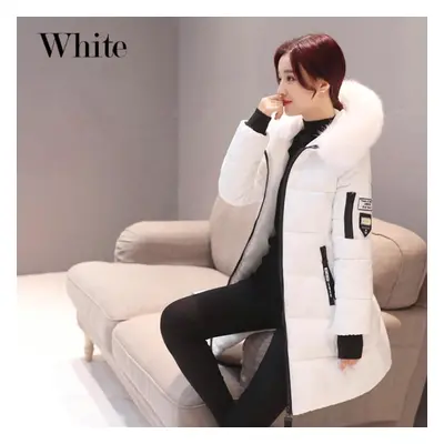 (white, XXXL) Women&apos;s Winter Cotton Cotton-padded Warm Jacket Winter