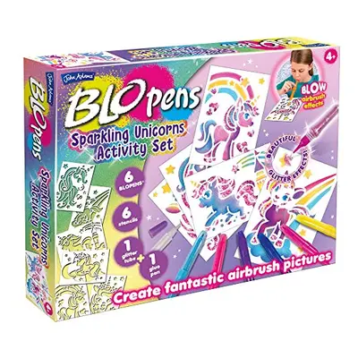 John Adams | BLOPENS? Sparkling Unicorn Activity Set: Create fantastic airbrush pictures | Arts 