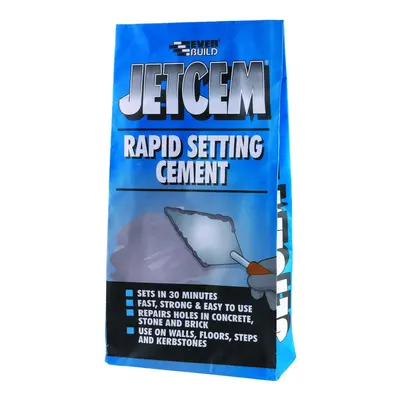 Everbuild Jetcem Rapid Set Cement 12Kg (2 X 6Kg Pack)