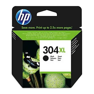 HP N9K08AE 304XL High Yield Original Ink Cartridge, Black, Single Pack