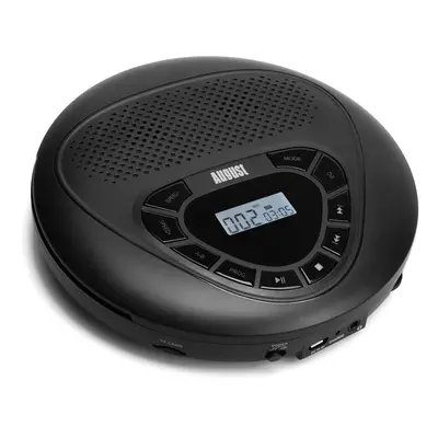 Portable CD with speaker Rechargeable August SE10 Aux out & MP3 Player for Home & Car, for Lesso