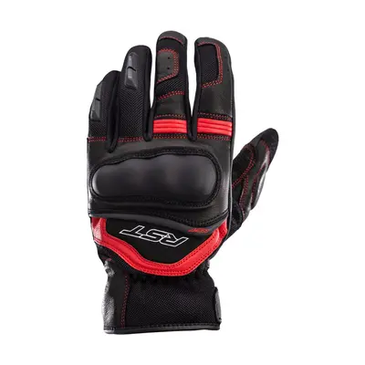 (9, Black / Red) Urban Air Mesh Motorbike Motorcycle Sports Touring CE Mens Glove