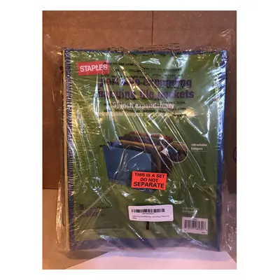 Staples Poly Expanding Hanging File Pockets Letter Assorted 5/Pack (2 Packs of 5)