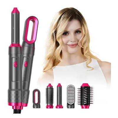 5 in Hair Styler, Magic Hairstyler, 1000W Hair Dryer Brush for Hair Styling, Hot Air Brush for V