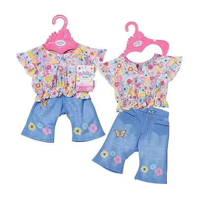 832677 Trendy Jeans - To Fit 43cm Dolls - Includes Shirt, Trousers, & Clothes Hanger - Easy for 