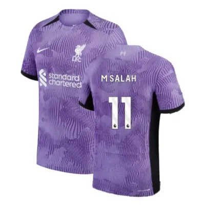 (XXL) Liverpool Third Authentic Match Shirt (M Salah 11)