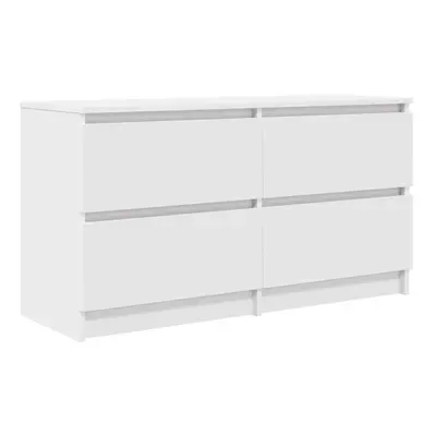 (white) vidaXL TV Cabinet Black 100x35x54 cm Engineered Wood tv stand tv sideboard