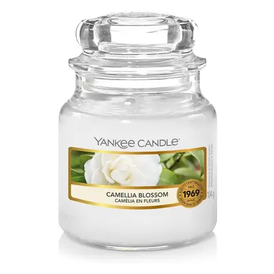 Yankee Candle Small Jar Candle | Camellia Blossom Scented Candle | Up to Hours Burn Time | Garde