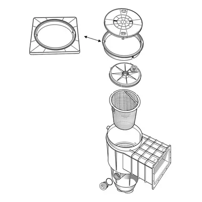 Certikin Supa Skimmer Faceplate (Not For Wide Angle) (SPSU09)