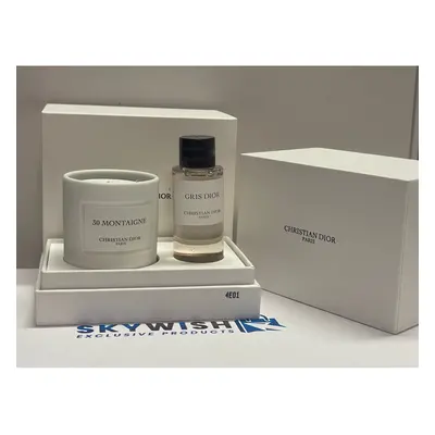 Dior Montaigne 35g Scented Candle Gris Dior Liquid Hand & Body Soap Set BNIB