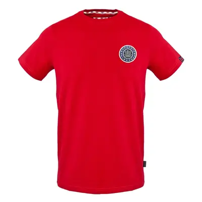 (XL) Aquascutum Small London Circle Logo Red T-Shirt