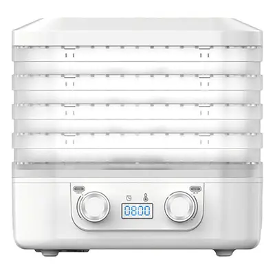 (White, UK) 5-Tier Food Freeze Dryer Machine, Candy & Snack Dehydrator