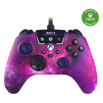 (React-R Nebula) Wired Game Controller with Audio Controls, Mappable Buttons and Textured Grip f