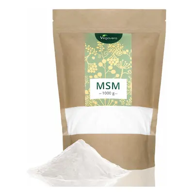 MSM (methylsulfonylmethane) 99.9% Pure by Vegavero | Ingredient - NO ADDITIVES, ANTI-CAKING AGEN