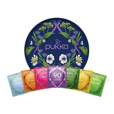 Pukka Herbs | Workday Wellness Herbal Tea| Organic | Eco-Friendly Gift | Flavours | Sachets