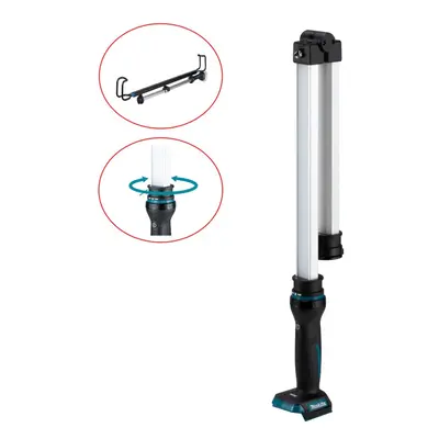 Makita DML818 18V LXT Lamp Bar Light Cordless LED - Lumens + Rotatable