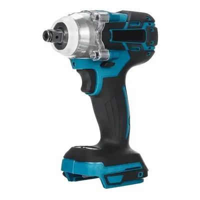 (blue) 520n.m Brushless Cordless Electric Wrench 1/2 Torque Impact Wrench Drill Tool (no Battery