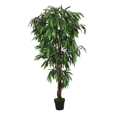 (150 cm) vidaXL Artificial Mango Tree Fake Plant Artificial Plant Leaves Green