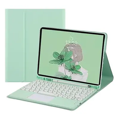 (MintGreen) Ipad 10th Generation Keyboard Case With Touchpad Cute Round Key Color Keyboard Ipad 