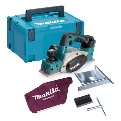 Makita DKP180Z 18v Planer LXT Lithium Ion Cordless Bare + MakPac Case + Dust Bag