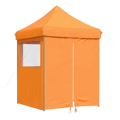 (orange, with sidewalls) vidaXL Professional Folding Party Tent Outdoor Canopy Garden Pavilion S