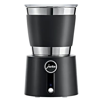 Jura Automatic Hot and Cold Milk Frother, Stainless Steel, W, Black/Chrome