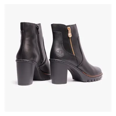 (UK 8, Black) Rieker Y2557-00 Ladies Boots Black