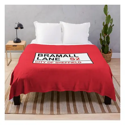 Fleece Throw Blanket Sheffield Football Team Bramall Lane Street Sign for Sofa Couch Kids x Inch