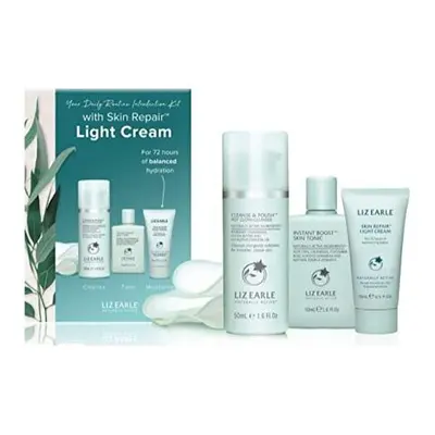 Liz Earle Your Daily Routine Introduction Gift Kit - Skin Repair Light Cream Gift Set Of Cleanse