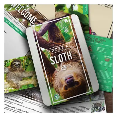 Gift Republic Adopt A Sloth Gift Box