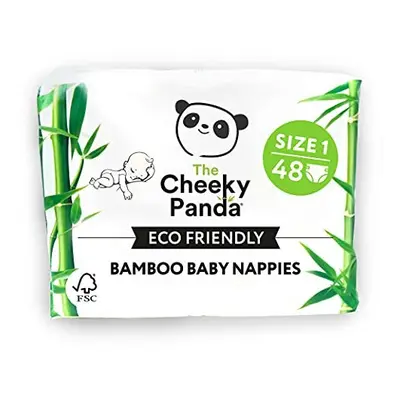 The Cheeky Panda Bamboo Lined Nappies | Size (2-5Kg, Nappies) | Super Absorbent Core, Up to 12h 