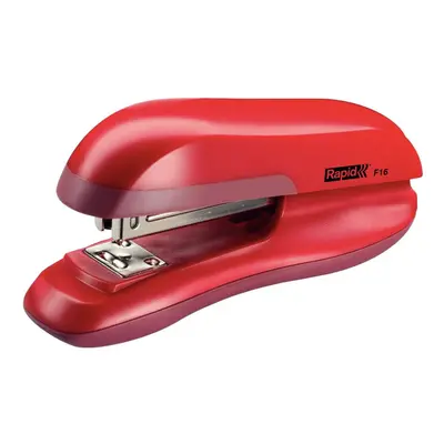 Rapid F16 Fashion Stapler, Ergonomic Plastic Body, Half Strip, Sheet Capacity, Sweet Red