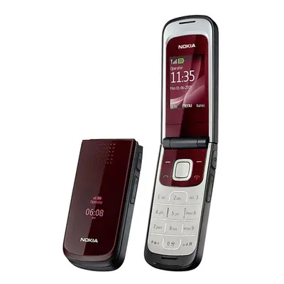 (Simple Set, Red) Refurbished Nokia Original Nokia Fold Mobile Phone