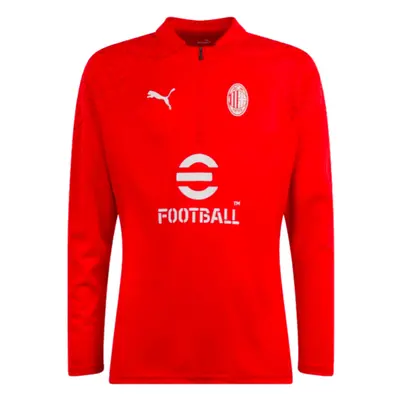 (L) AC Milan Training Half Zip Top (Red)