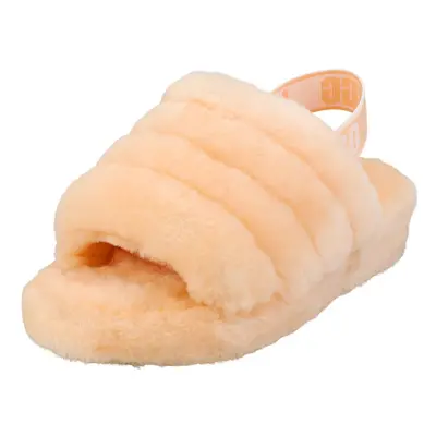 (6) UGG Fluff Yeah Slide Womens Slippers Sandals in Scallop