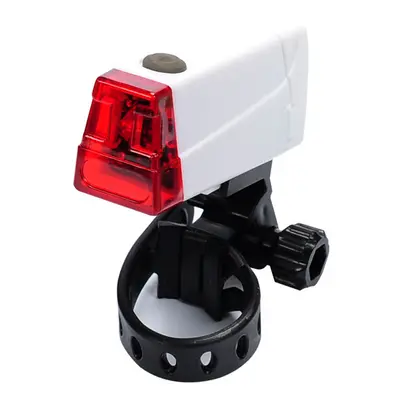 (White) LED BiKe Taillight Safety Warning Light MTB Taillight Direction Adjustable