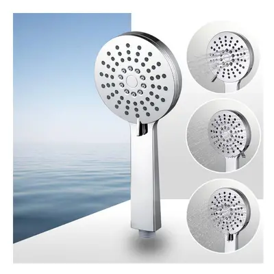 Bathroom Round Shape ABS Three Adjustment Water Saving Hand Grip Handheld Shower Faucet